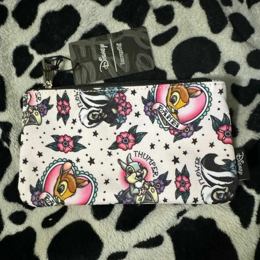 Bambi tattoo loungefly backpack & pencil case - Picture 2 of 7